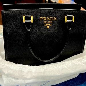Black Prada Top Handle NEW  Prada wallet brand NEW